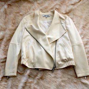Elizabeth and James cream Moto jacket